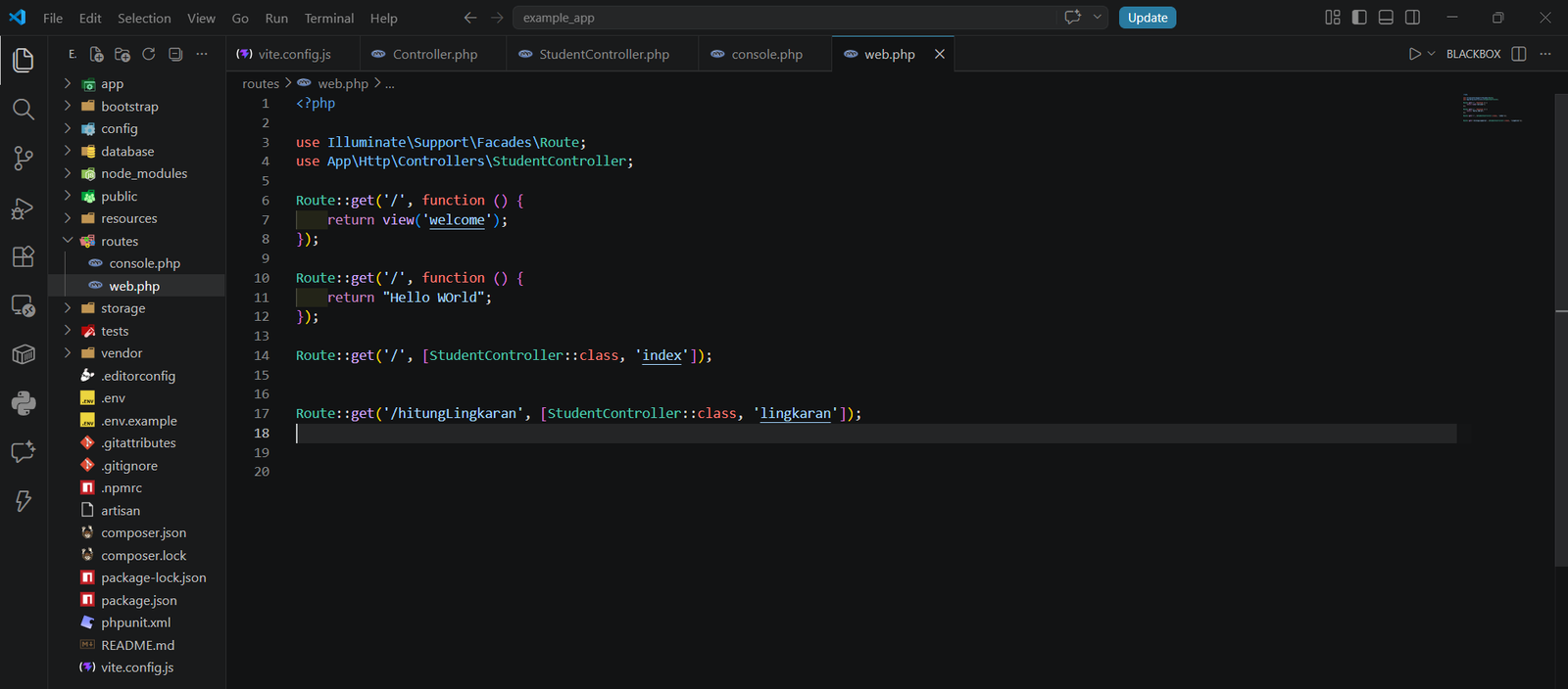 Hello World Code
